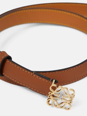 Cinturón de cuero Loewe marrón
