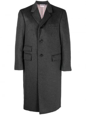 Kašmírový kabát Thom Browne sivá