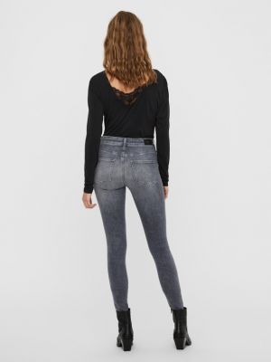Skinny jeans Vero Moda grau