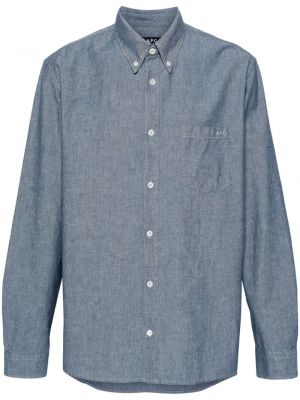 Marškiniai A.p.c. mėlyna