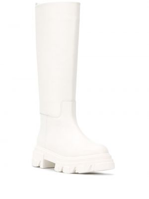 Kotníkové boty Giaborghini bílé