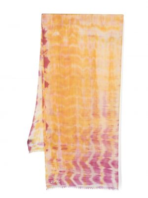 Schal mit print Isabel Marant gelb