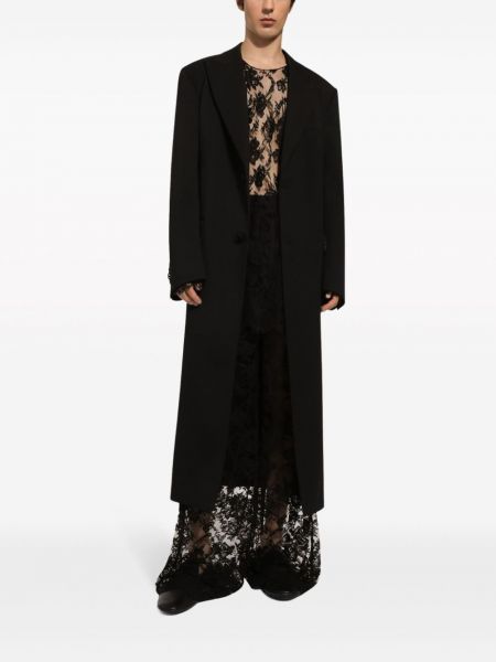 Krajková košile Dolce & Gabbana černá