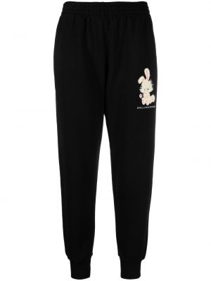 Pantaloni cu imagine Stella Mccartney negru