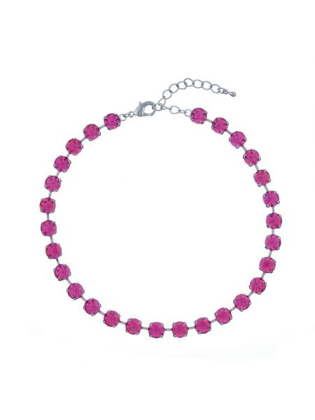 Ожерелье со стразами Moon Paris розовое
