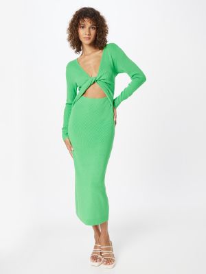 Πλεκτή φόρεμα Bzr πράσινο
