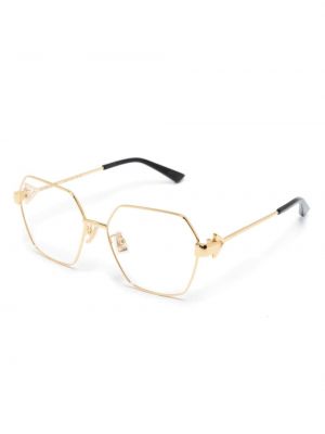 Okulary Bottega Veneta Eyewear złote