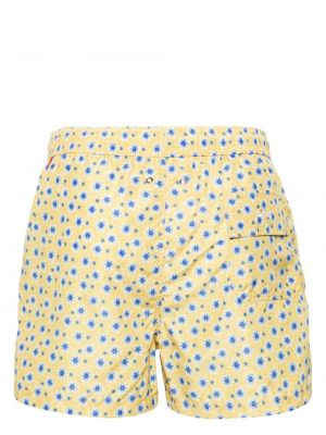 Geblümte shorts mit print Kiton gelb
