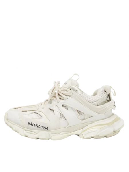 Sneakersy skórzane retro Balenciaga Vintage białe