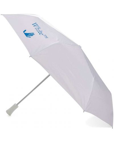 Paraguas con estampado Off-white blanco