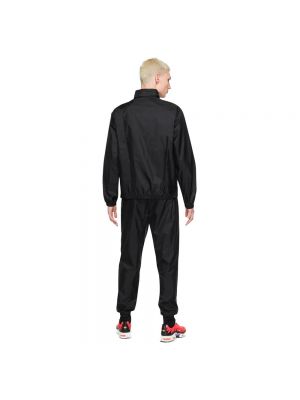 Плетеный спортивный костюм Nike черный