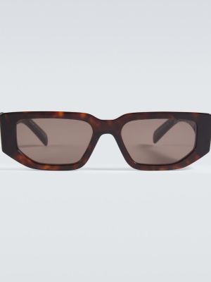 Слънчеви очила Prada кафяво