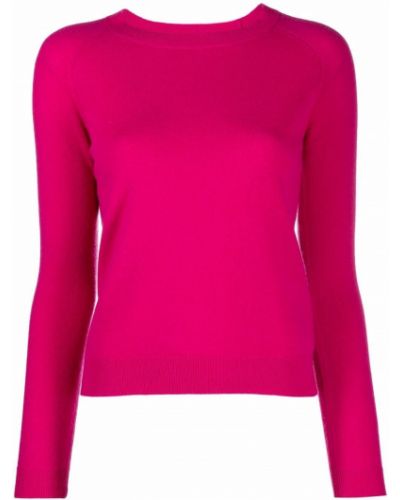 Jersey de punto manga larga de tela jersey Majestic Filatures rosa