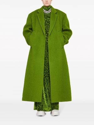 Płaszcz oversize Jil Sander zielony