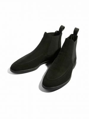 Замшевые ботинки Scarosso черные