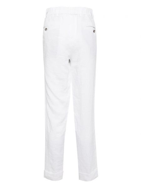 Lniane spodnie N.peal białe