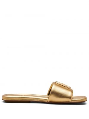 Δερμάτινος mules Marc Jacobs χρυσό