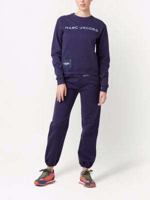 Raštuotas džemperis Marc Jacobs mėlyna