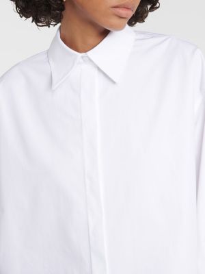 Camicia di cotone Valentino bianco