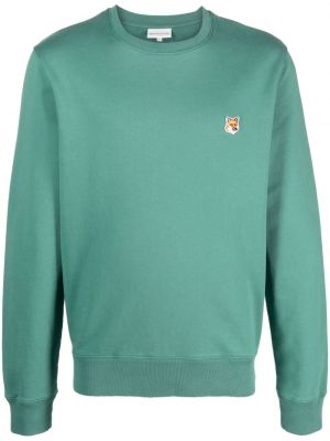 Jersey sweatshirt Maison Kitsuné grün