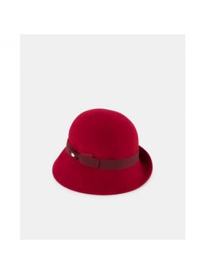 Sombrero de lana Tirabasso granate