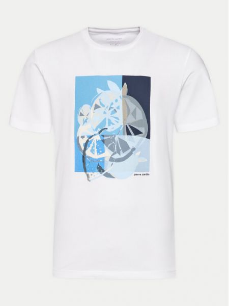 T-shirt Pierre Cardin weiß