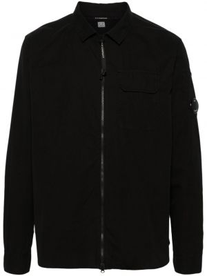Bavlněná košile C.p. Company černá