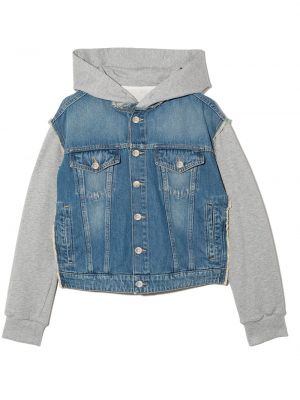 Lang jakke for jenter Mm6 Maison Margiela Kids blå