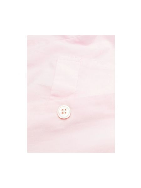 Camisa de algodón Tekla rosa