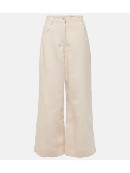 Pantalones de lino bootcut 's Max Mara