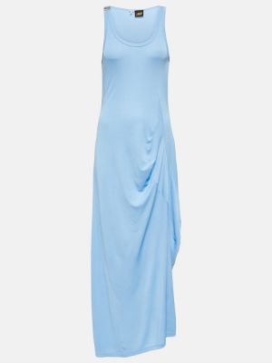 Sukienka długa Loewe niebieska