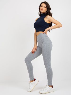 Testhezálló leggings Fashionhunters szürke