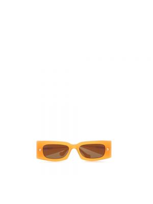 Okulary przeciwsłoneczne Nanushka pomarańczowe