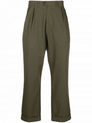 Pantaloni chino din bumbac Mackintosh verde
