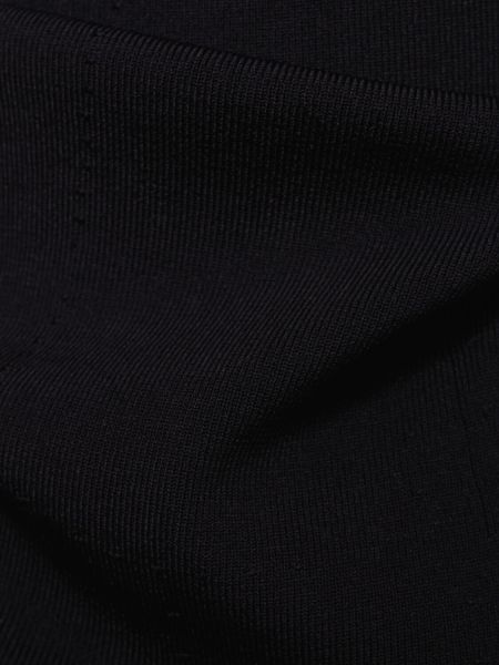 Viskózové dlouhé šaty Khaite čierna