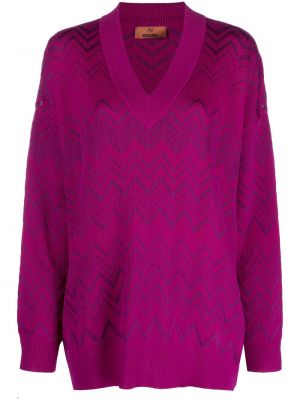 Pull Missoni rose