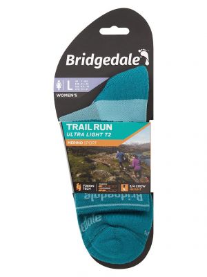 Șosete sport din lână merinos Bridgedale violet