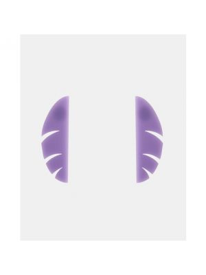 Pendientes Papiroga violeta