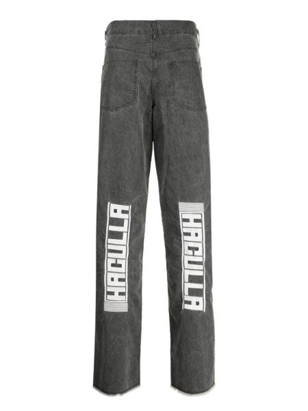 Bootcut jeans mit print Haculla