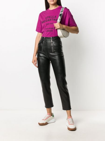 Camiseta con estampado Stella Mccartney rosa