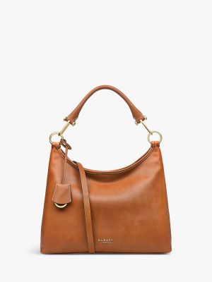 Кожаная сумка через плечо в уличном стиле Radley коричневая