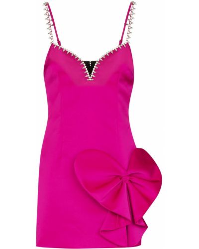 Mini vestido con lazo Area rosa