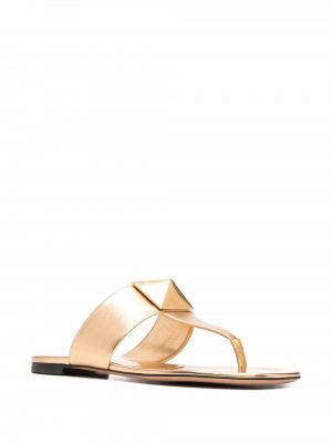 Ilma kontsaga sandaalid Valentino Garavani kuldne