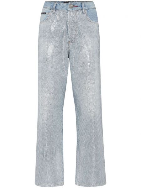 Jeans 7/8 Philipp Plein blå