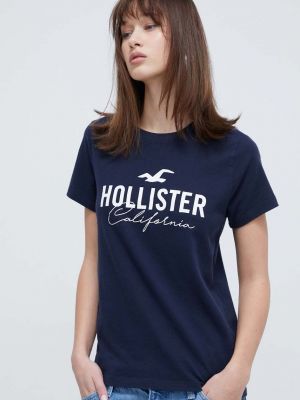 Памучна тениска Hollister Co.
