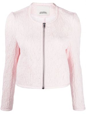 Růžová bunda na zip Isabel Marant