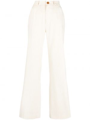 Egyenes szárú nadrág Vivienne Westwood fehér