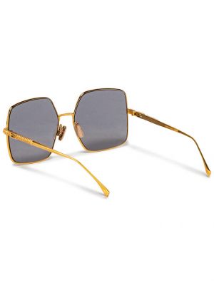 Слънчеви очила Fendi златисто