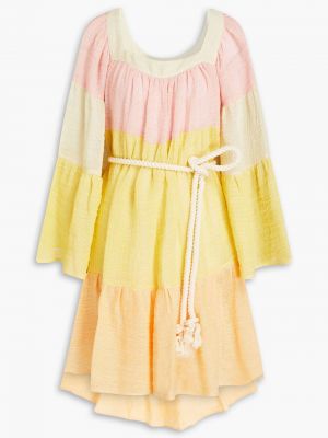 Sukienka mini Lisa Marie Fernandez - Żółty