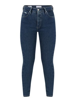Skinny fit kavbojke Calvin Klein Jeans bela